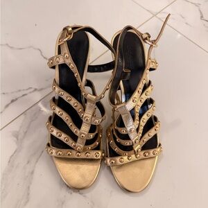 Coach Gold Studded Women's Sandals Size 11